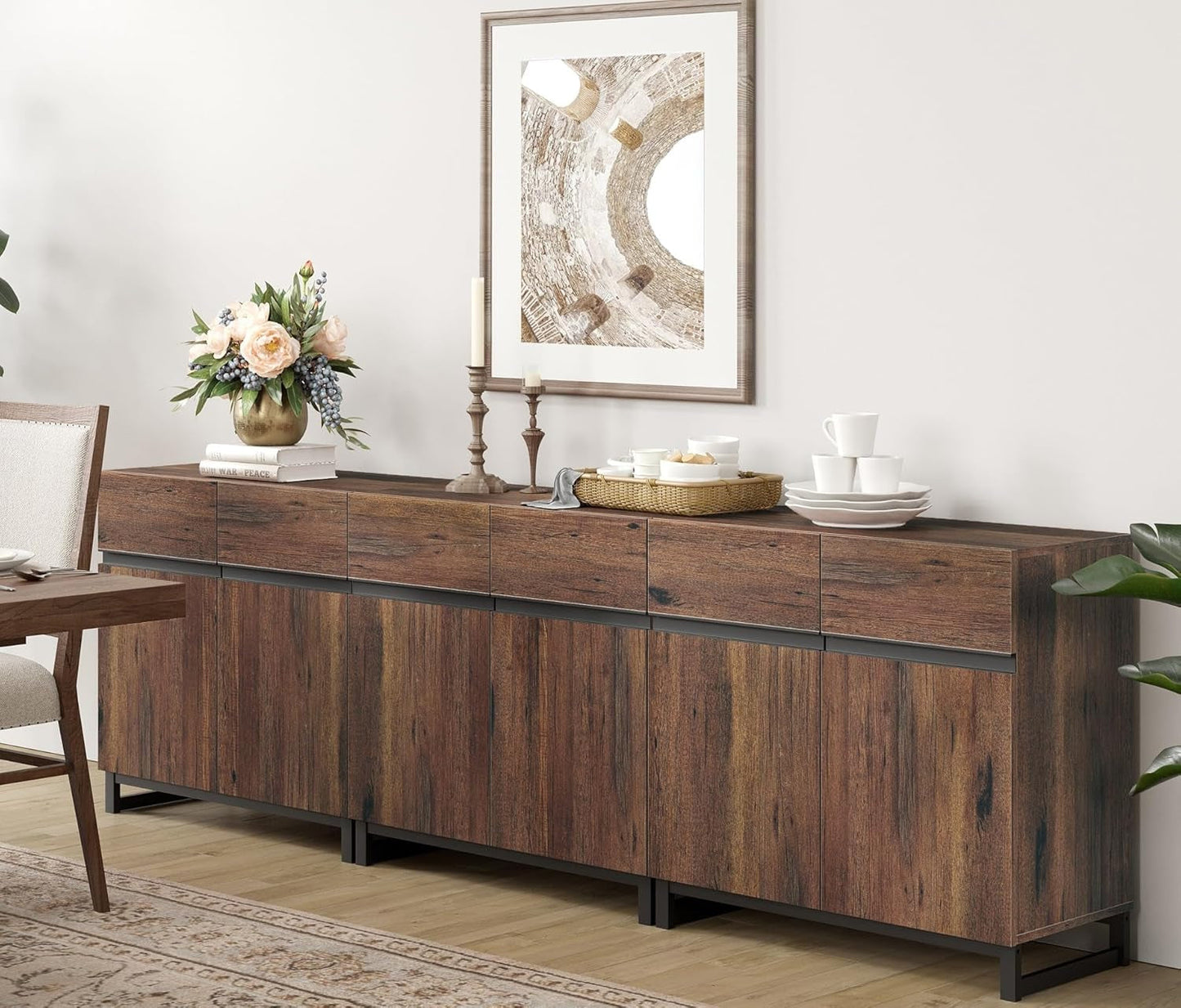 Modern TV Stand for Tvs up to 100 Inch, 3 in 1 Entertainment Center TV