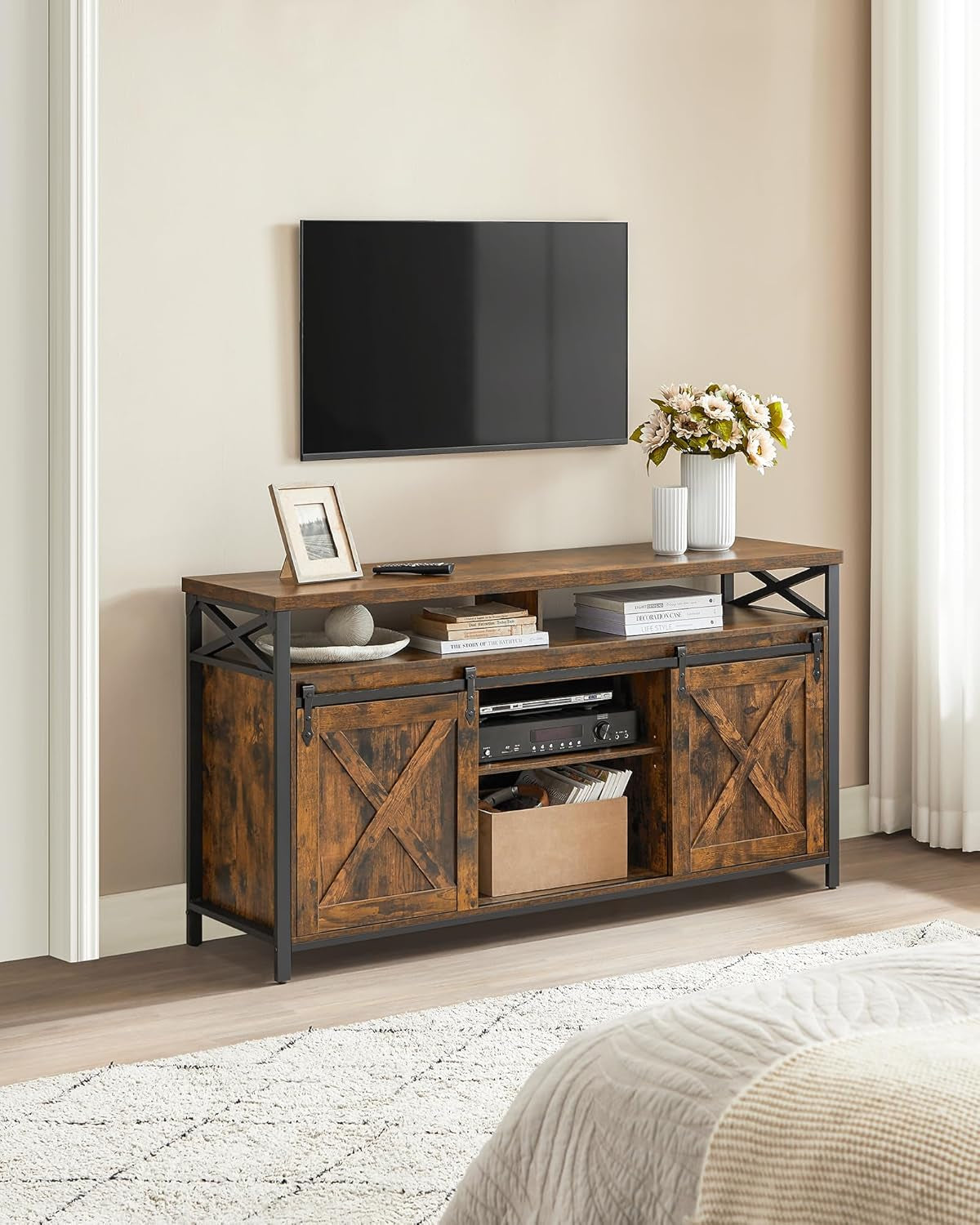 TV Stand for 65 Inch TV, Entertainment Center, TV Table and Console,