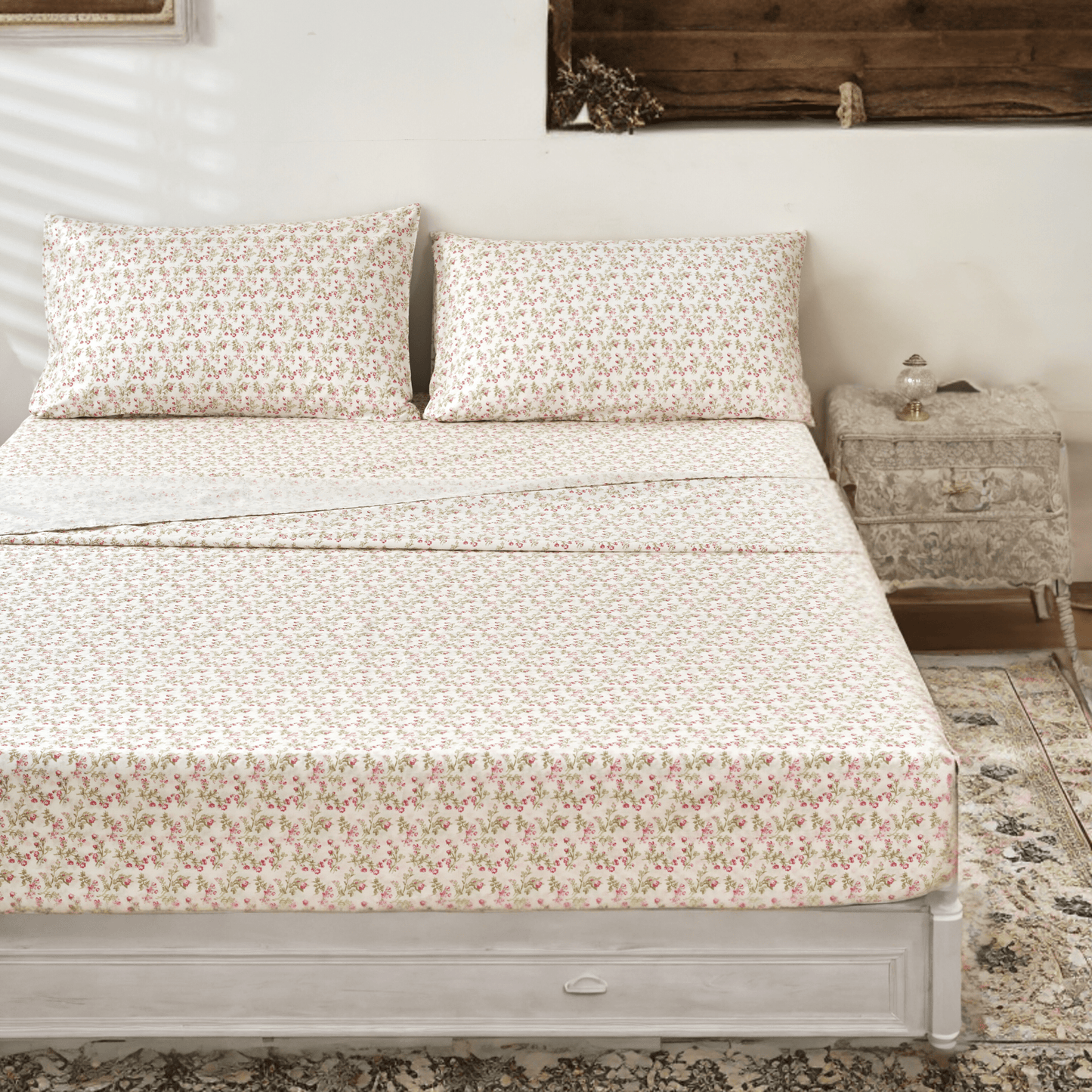 DaDa Bedding Collection Romantic Coquette Sheet Set - 100% Cotton [