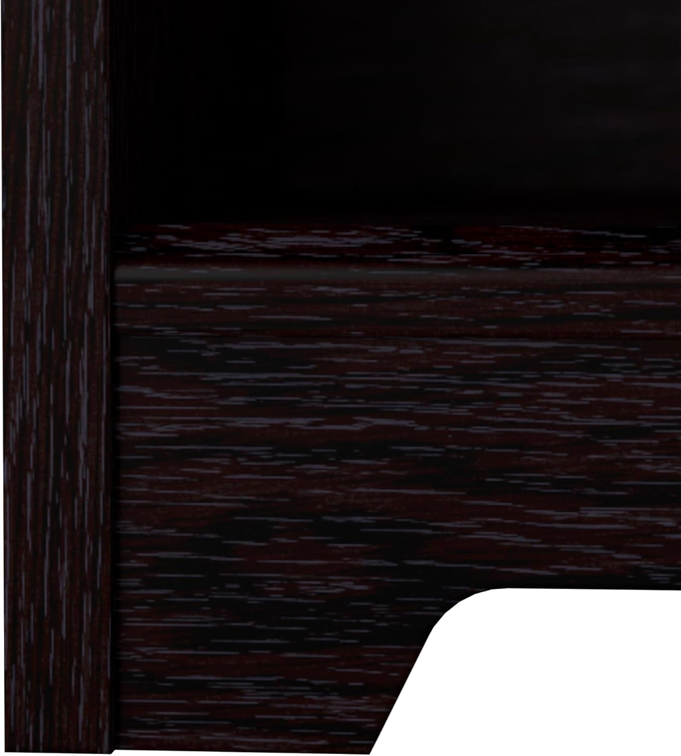 Bush Furniture Tall 5 Shelf Bookcase, Large Open Bookshelf, Sturdy