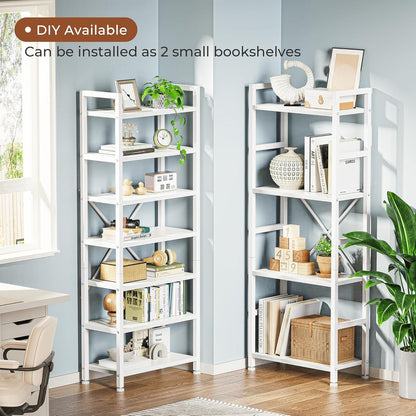 Triple 4 Tier Bookshelf, Bookcase with 11 Open Display Shelves, Wide
