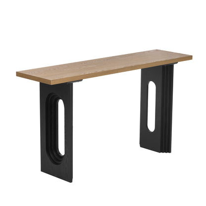 Uniquely Designed Console Table made of Fraxinus Mandschuric Solid