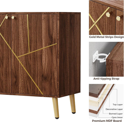Storage Cabinet, Free Standing Buffet Cabinet, Morden Sideboard and