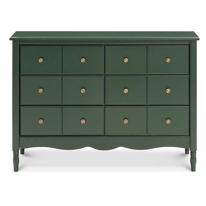 Liberty 6-Drawer Assembled Dresser in Forest Green | 2 Sets of Knobs