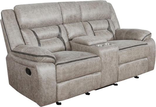 Taupe Recliner Loveseat - Greer rana