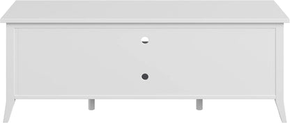 TV Stand - 55-Inch Storage Cabinet with 2 Cubbies and 2 Shelves -