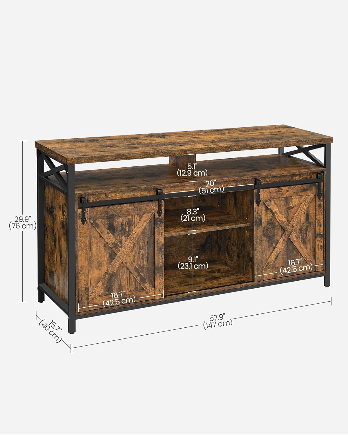 TV Stand for 65 Inch TV, Entertainment Center, TV Table and Console,