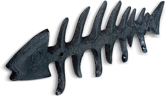 Fish Bones Wall Hooks, 13"