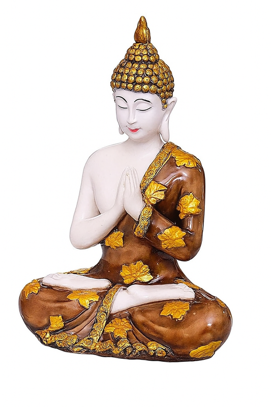Mariners Creation Multicolor Meditating Gautam Buddha Statue |