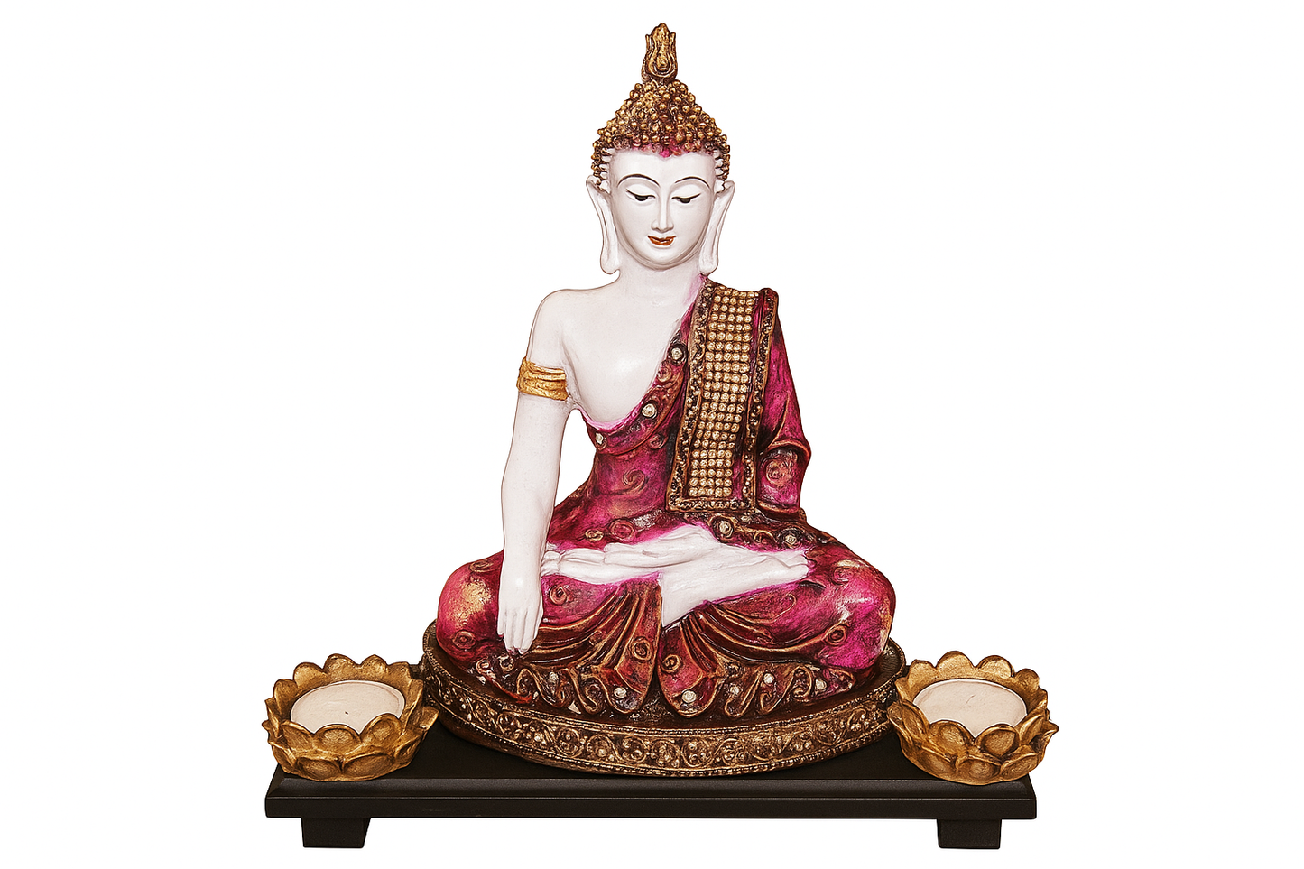 Mariners Creation Multicolor Meditating Gautam Buddha Statue |
